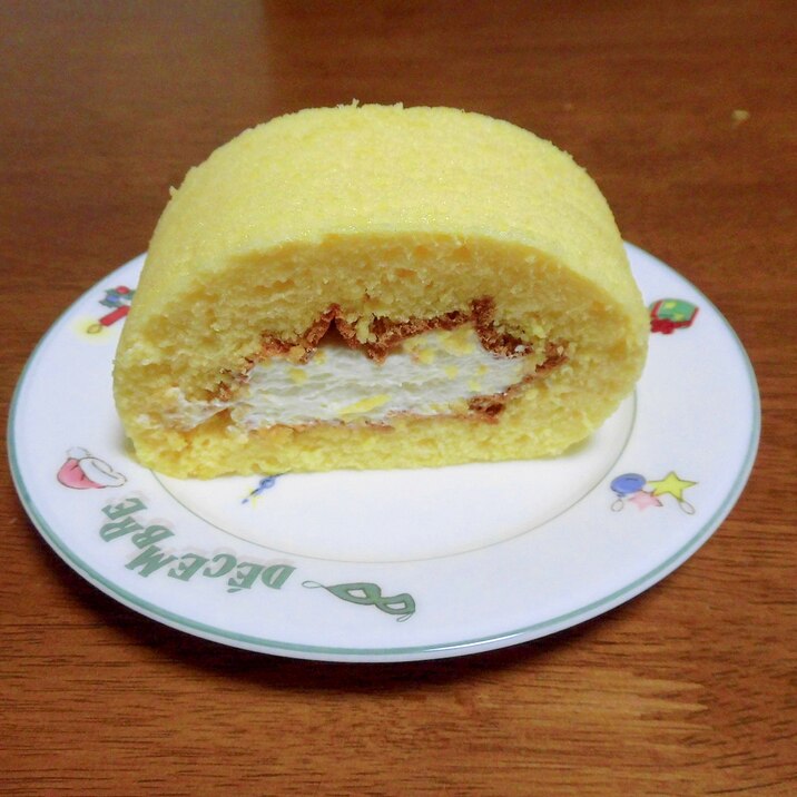 ふわふわのロールケーキ